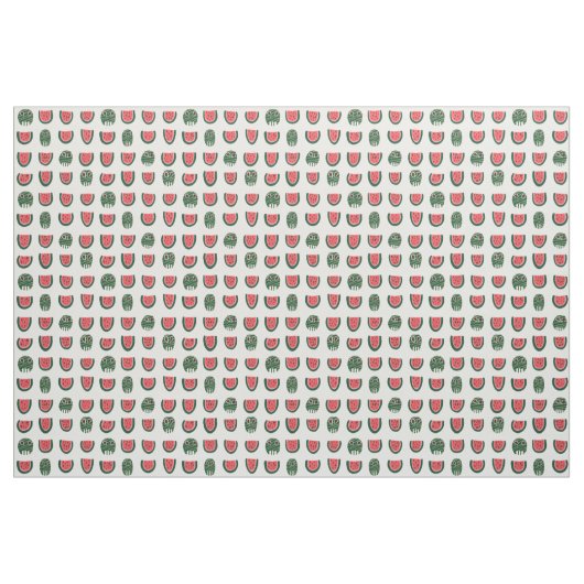Tissu Crâne de pastèque Summerween (Fat Quarter)
