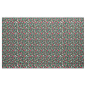 Tissu Crâne en fleurs (Yard)