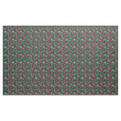 Tissu Crâne en fleurs (Yard)