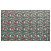 Tissu Crâne en fleurs (Fat Quarter)
