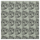 Tissu Crâne et couronne (Échantillon)