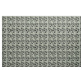 Tissu Crâne et couronne (Fat Quarter)