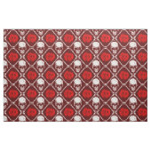 Tissu crâne et roses (Fat Quarter)