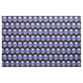 Tissu Crâne floral en style Vaporwave (Yard)