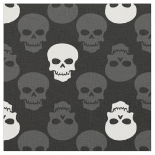 Tissu crâne halloween gothique horreur effrayant sinistr