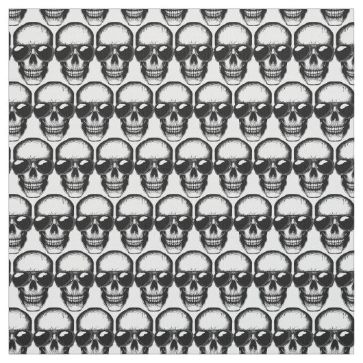 Tissu Crâne ombragé (Échantillon)