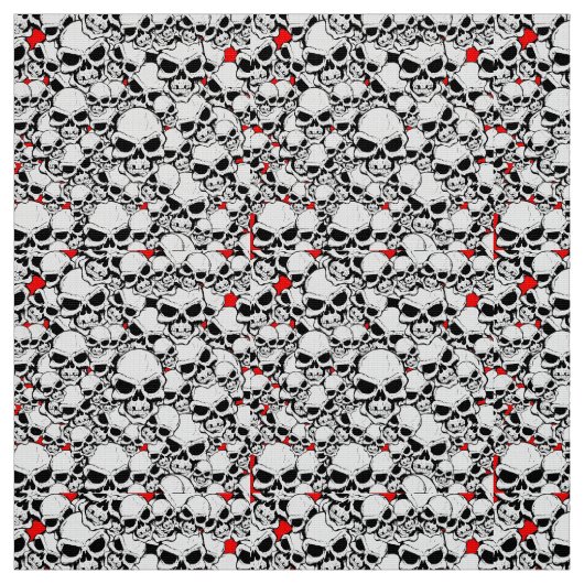 TISSU CRÂNES ! (Échantillon)