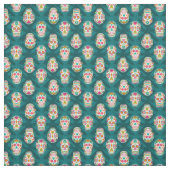 Tissu Crânes à sucre Dia De Los Muertos (Échantillon)