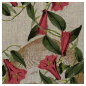 Tissu Crânes dans le jardin (clair) (Fermer)