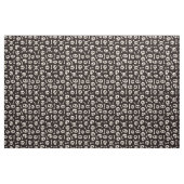 Tissu Crânes de caricatures blanches (Fat Quarter)