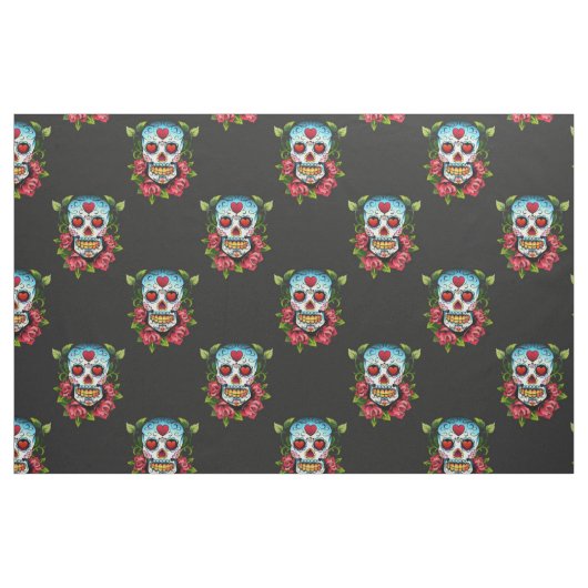 Tissu Crânes de Sucre (Yard)