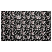 Tissu Crânes Et Os (Fat Quarter)