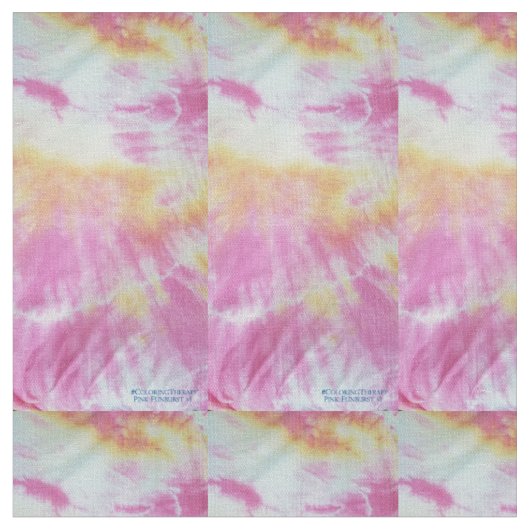 Tissu Cravate-=Dye Pink Funburst #1 fabric (Fermer)