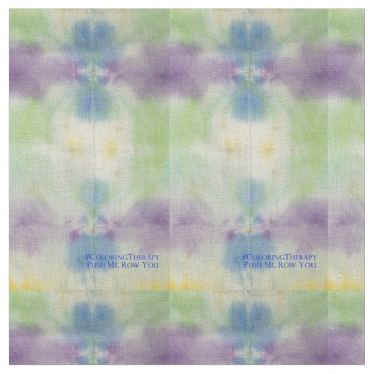 Tissu Cravate-Dye Push Me Row You Fabric (Fermer)