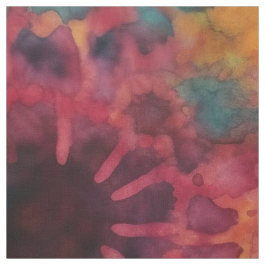 Tissu Cravate rétro multicolore (Échantillon)