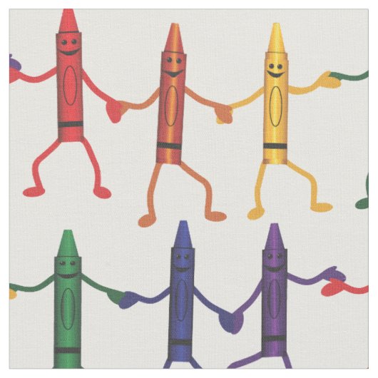 Tissu Crayon Friends Crayons (Fermer)