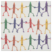 Tissu Crayon Friends Crayons (Échantillon)