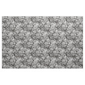 Tissu Crazy Spirals Lines noir II + votre backgr. & idée (Fat Quarter)