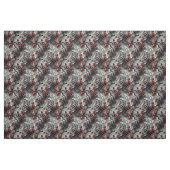 Tissu Create Your Own Bats Red Rose Gothic Grey (Fat Quarter)