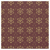 Tissu Create Your Own Gold Triquetra Moon Goddess Red (Fermer)