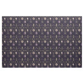 Tissu Create Your Own Purple & Gold Magic Symbols Black (Fat Quarter)