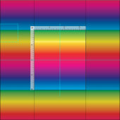 Tissu Création Rainbow (Carreau)