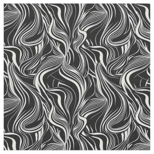 Tissu Creative Black and White Seamless Abstraction (Fermer)