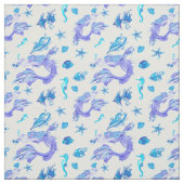 Tissu Créature de la fée mauve de sirène (Échantillon)