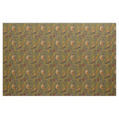 Tissu Créatures des bois et Motif Feuille (Fat Quarter)