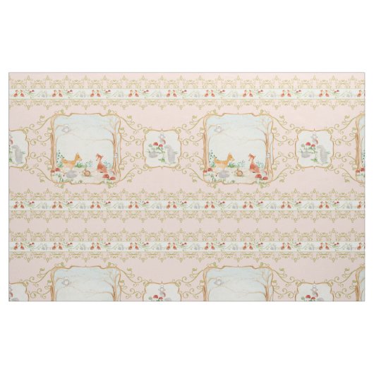 Tissu Crèche de bébé de créatures de conte de fées de (Fat Quarter)