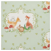 Tissu Crèche de neutre de bébé de créatures de conte de (Échantillon)