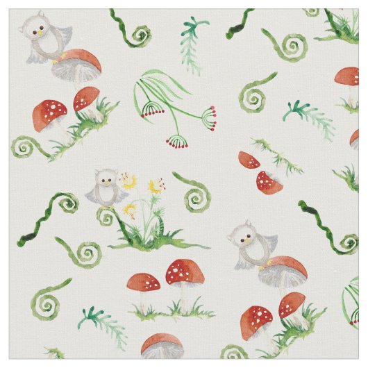 Tissu Crèche de neutre de bébé de créatures de conte de (Fermer)