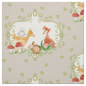 Tissu Crèche de neutre de bébé de créatures de conte de (Échantillon)