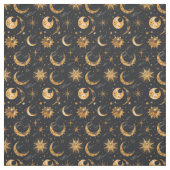 Tissu Créez vos propres étoiles de lune de soleil célest (Échantillon)