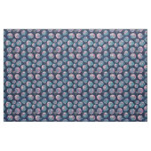 Tissu Créez vos propres grands points feuillus sarcelle (Fat Quarter)