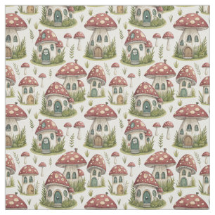 Tissu Créez Vos Propres Maisons de Fées de Fly Agaric He