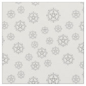 Tissu Créez Vos Propres Pentacles Noirs Blancs (Fermer)