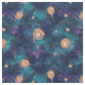 Tissu Créez vos propres spirales et points violets sarce (Fermer)