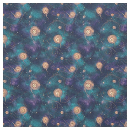 Tissu Créez vos propres spirales et points violets sarce (Échantillon)