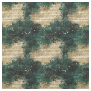 Tissu Créez Votre Propre Lettre Mystérieuse Or Sarcelle