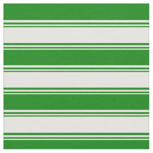 Tissu Crème à la menthe et Motif laqué vert