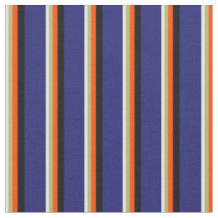 Tissu Crème à la menthe, Khaki foncé, rouge, noir et ble
