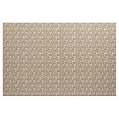 Tissu Crème Brown aux champignons (Yard)