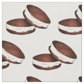 Tissu Crème Chocolatée Pie Pie Pies Junk Food Fabric (Fermer)