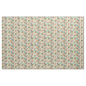 Tissu crème de joyeux anniversaire (Yard)