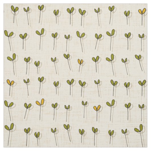 Tissu crème de pousses (Échantillon)