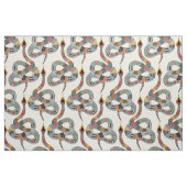 Tissu crème de serpent graphique (Fat Quarter)