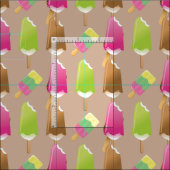 Tissu Crème glacée sur bâton (Carreau)