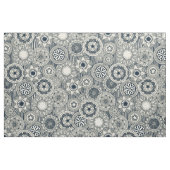 Tissu crème indigo du cirque de mandala (Fat Quarter)