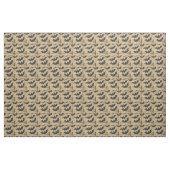 Tissu Crème Patchwork de Denim Grunge avec Chauves-souri (Yard)